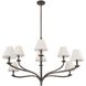 Bethany 8 Light 52 inch Forged Bronze Chandelier Ceiling Light