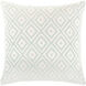 Kanga 20 X 20 inch Medium Gray/Mint/Cream Pillow Kit, Square