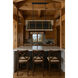 Brasserie 4 Light 42 inch Blackened Zinc and Heritage Bronze Linear Pendant Ceiling Light
