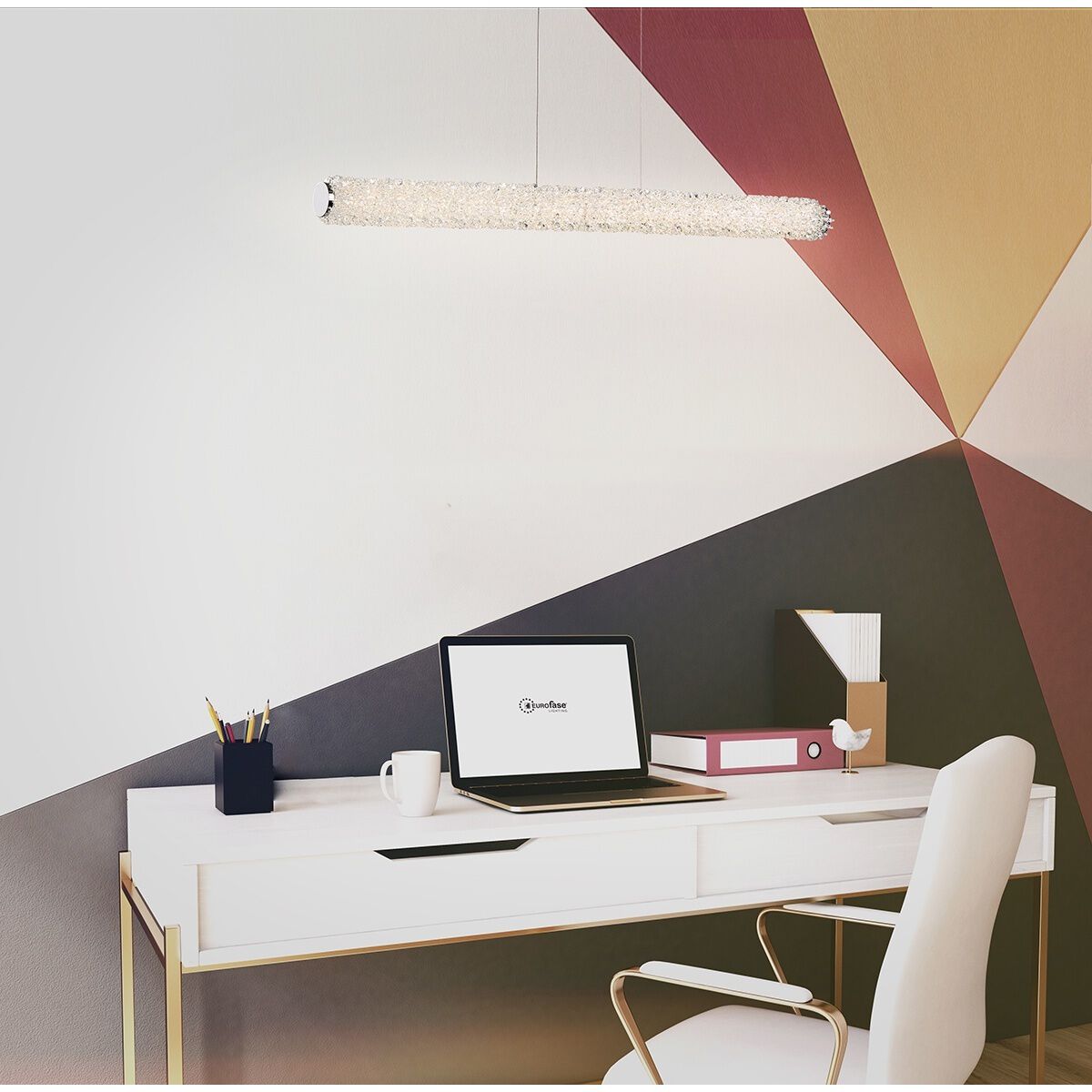 Sassi LED 24 inch Chrome Vanity Light Wall Light, Medium