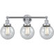 Beacon 3 Light 24.5 inch Polished Chrome Bath Vanity Light Wall Light