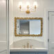 Broche Bath Vanity Light Wall Light in Antique Gold