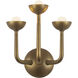 Spade 10.88 inch Vintage Brass Bath Vanity Light Wall Light