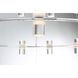 Netto LED 24.75 inch Chrome Pendant Ceiling Light, Small