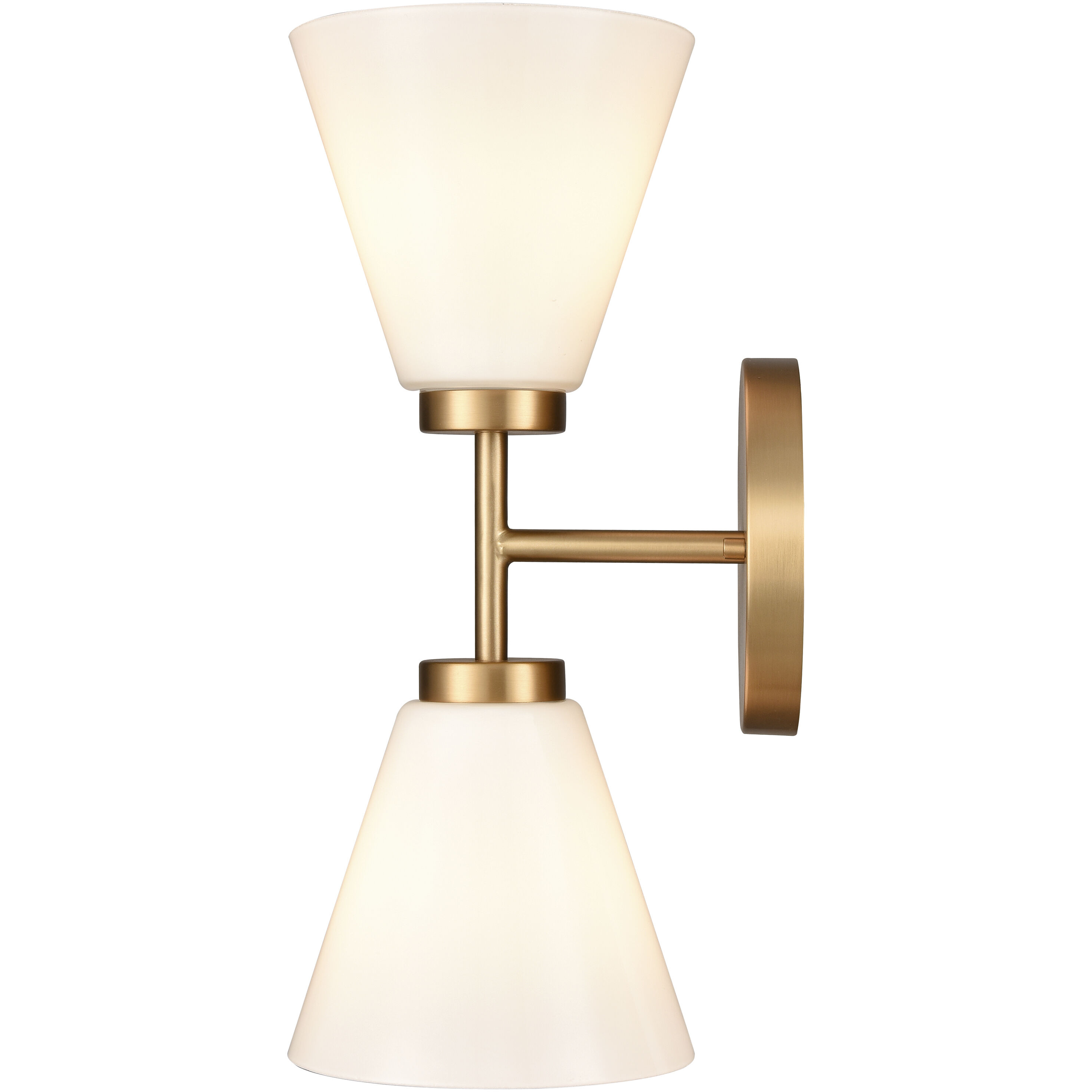 Houghton Vanity Light Wall Light in Brushed Gold