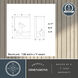 Links 1 Light 11 inch Black Indoor-Outdoor Wall Light