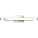 Bowman LED 24 inch Brushed Nickel Vanity Light Wall Light