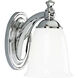 Juno 1 Light 6 inch Polished Chrome Bath Vanity Wall Light, Delta