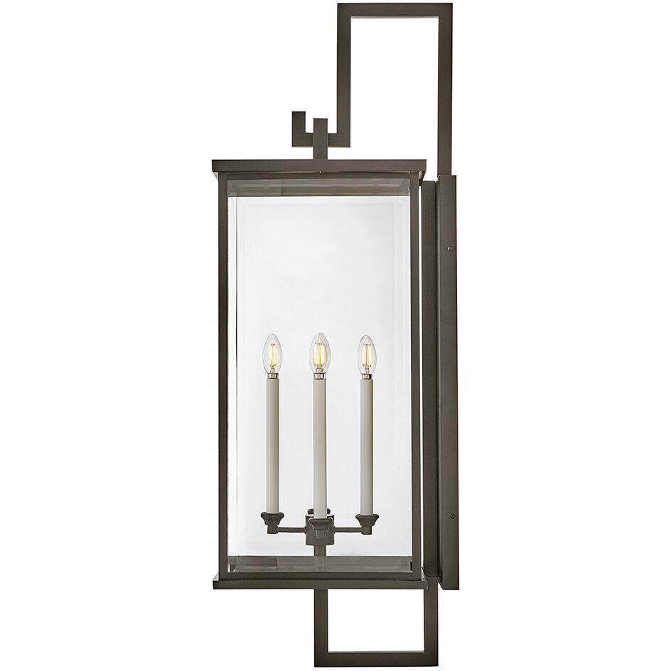 Estate Series Weymouth 4 Light 45.5 inch Oil Rubbed Bronze Outdoor Wall Mount