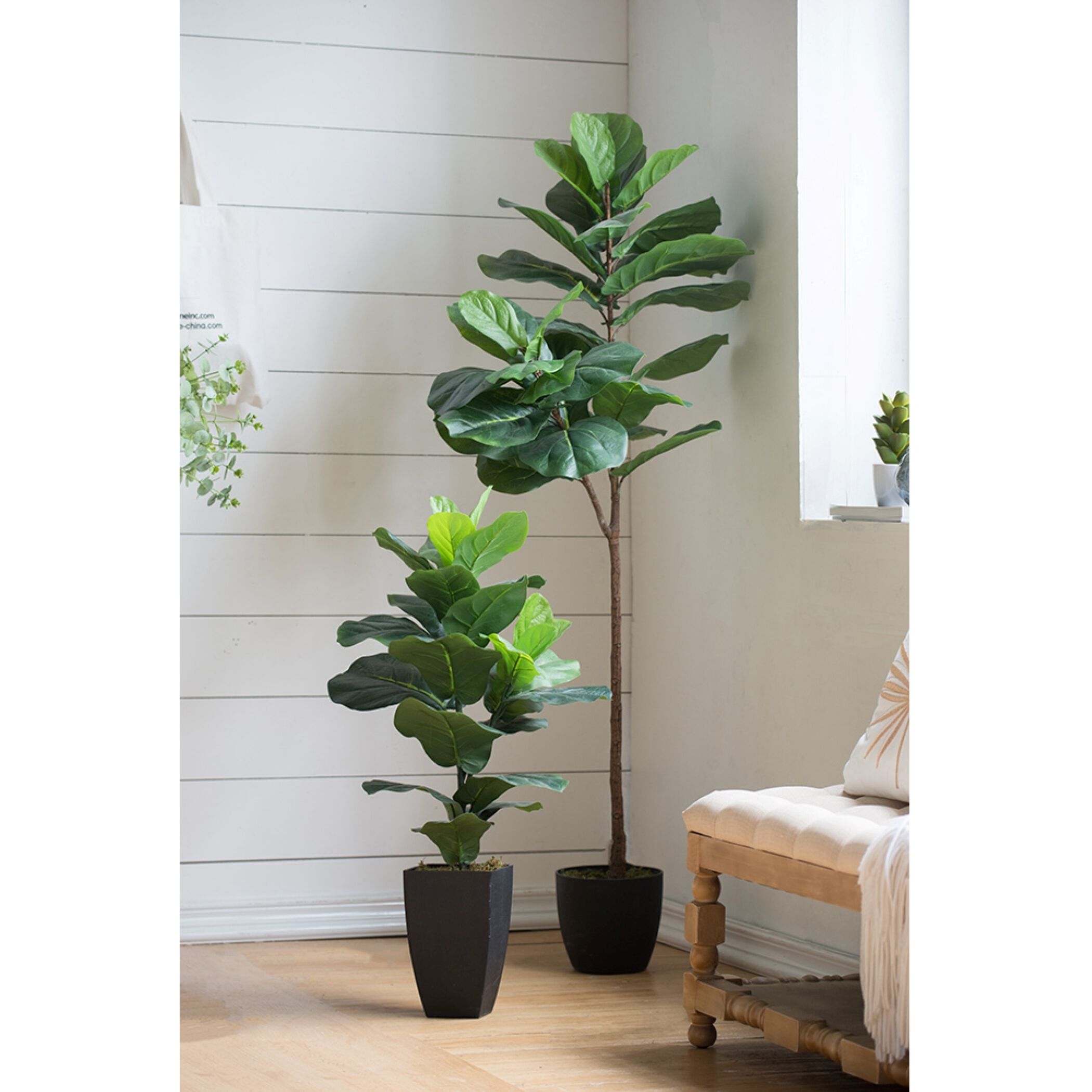 Fiddle-Leaf Green Faux Fiddle Leaf Tree