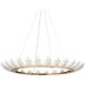 Oakwreath 1 Light 47 inch Polished Antique Brass Chandelier Ceiling Light