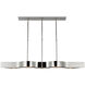 Kelly Wearstler Avant LED 60 inch Polished Nickel Linear Pendant Ceiling Light