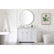 Clarence 48 X 22 X 35 inch White Vanity Sink Set