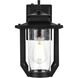 Wensley 1 Light 12.5 inch Black Outdoor Wall Sconce