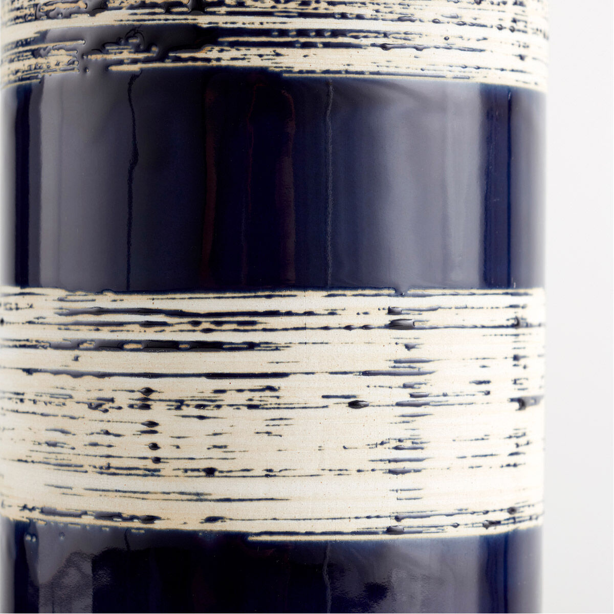 Bristle Brush 27 inch 100.00 watt Blue Table Lamp Portable Light