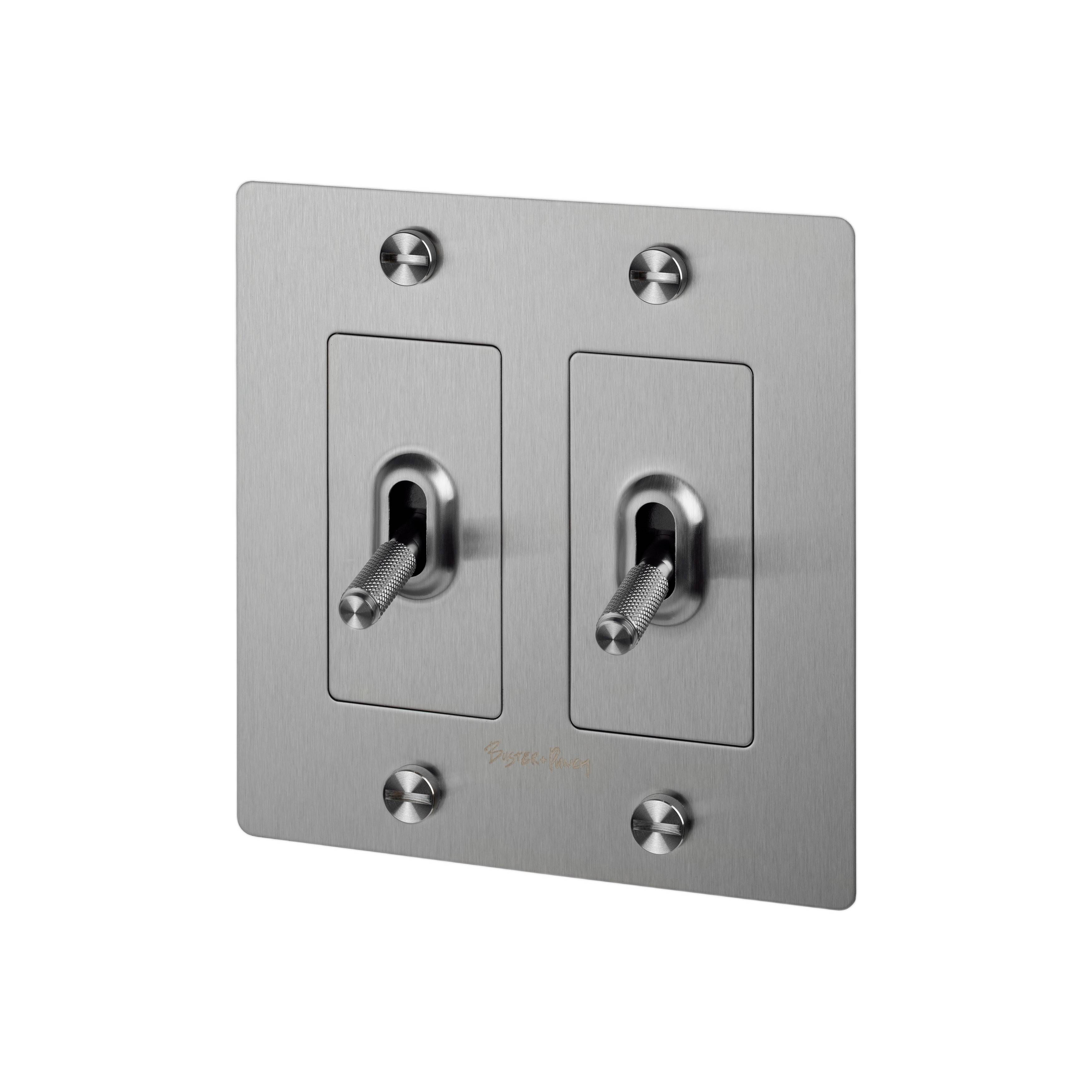 2G Toggle 120-277 Steel Light Switch