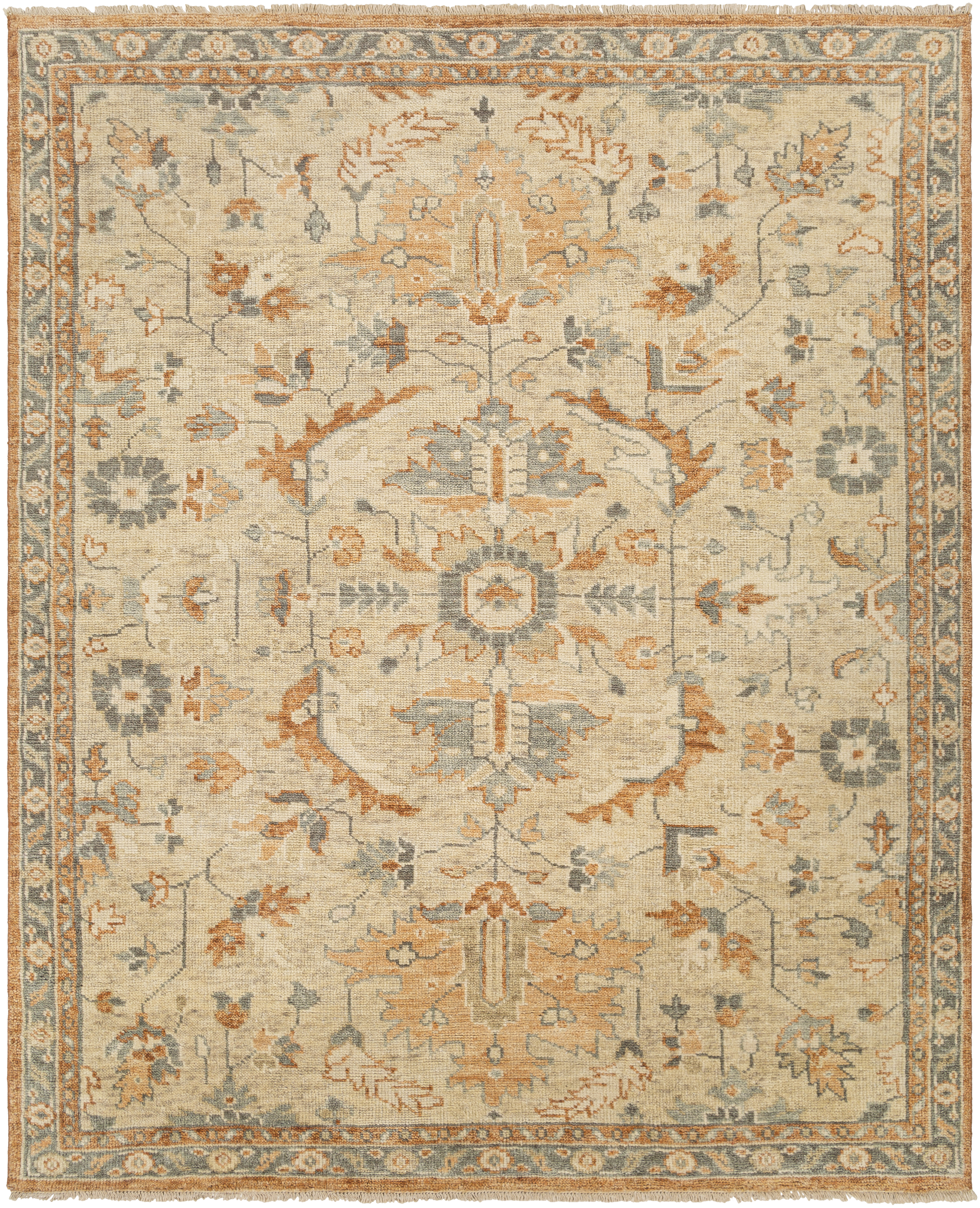 Biscayne 36 X 24 inch Burnt Orange Rug, Rectangle