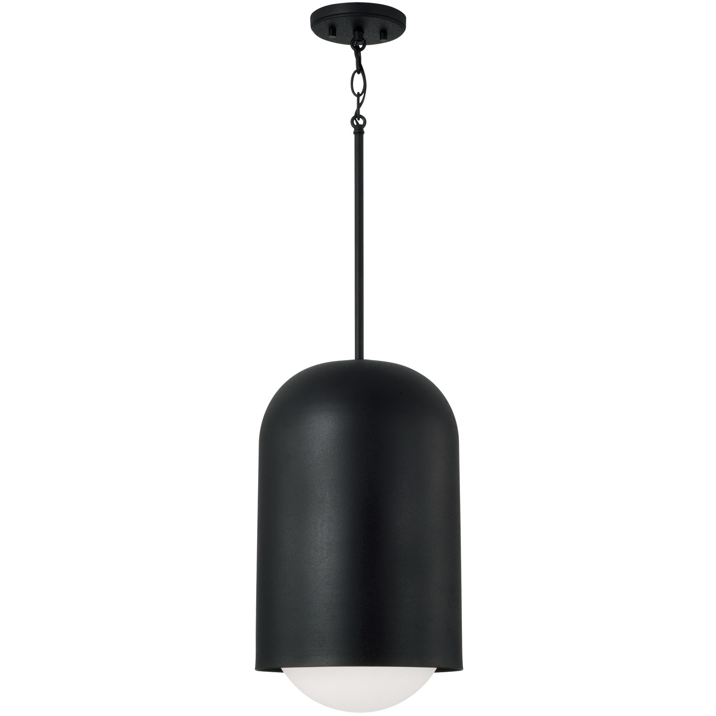 Dolby 1 Light 10.25 inch Black Iron Pendant Ceiling Light
