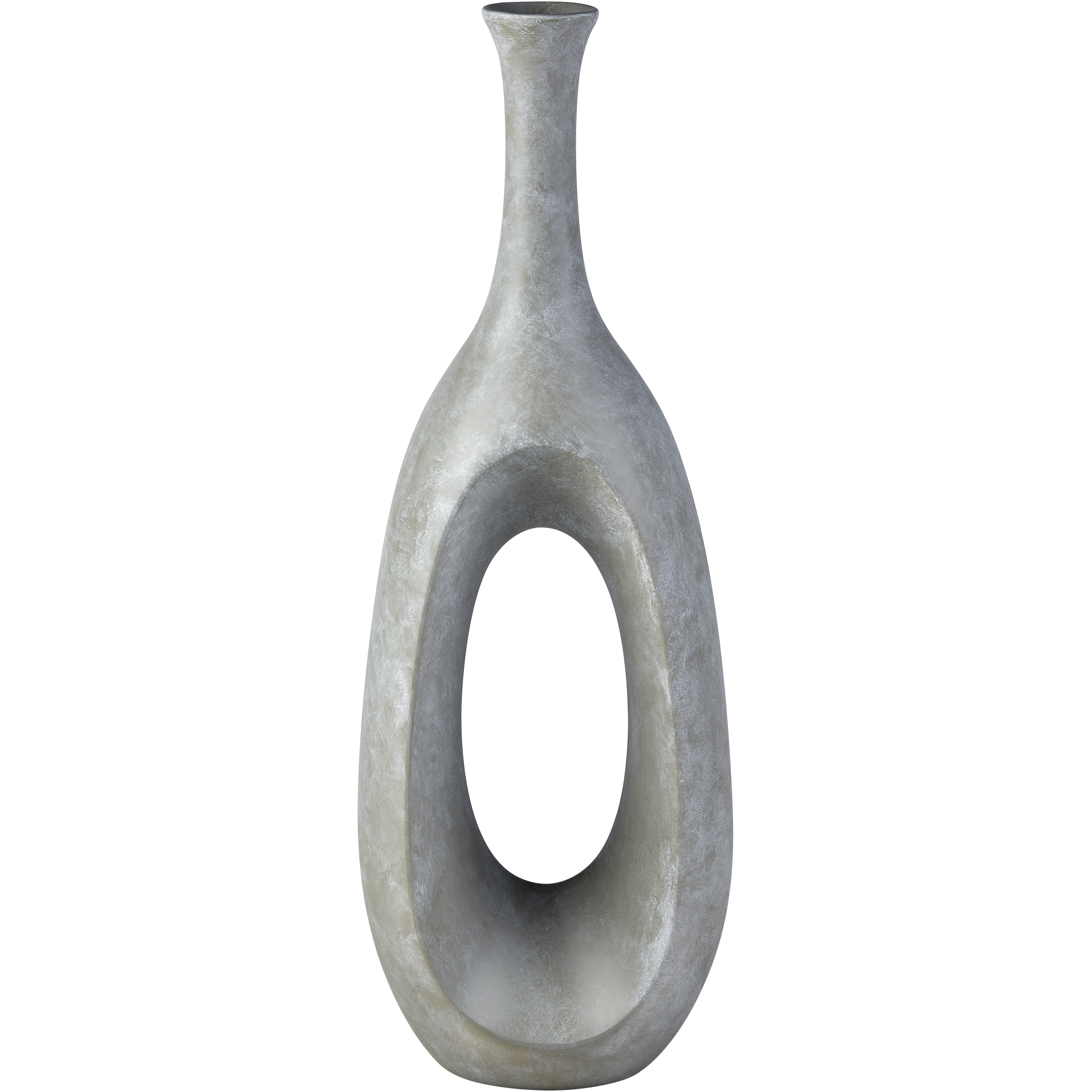 Parga Faux Concrete with White Bottle