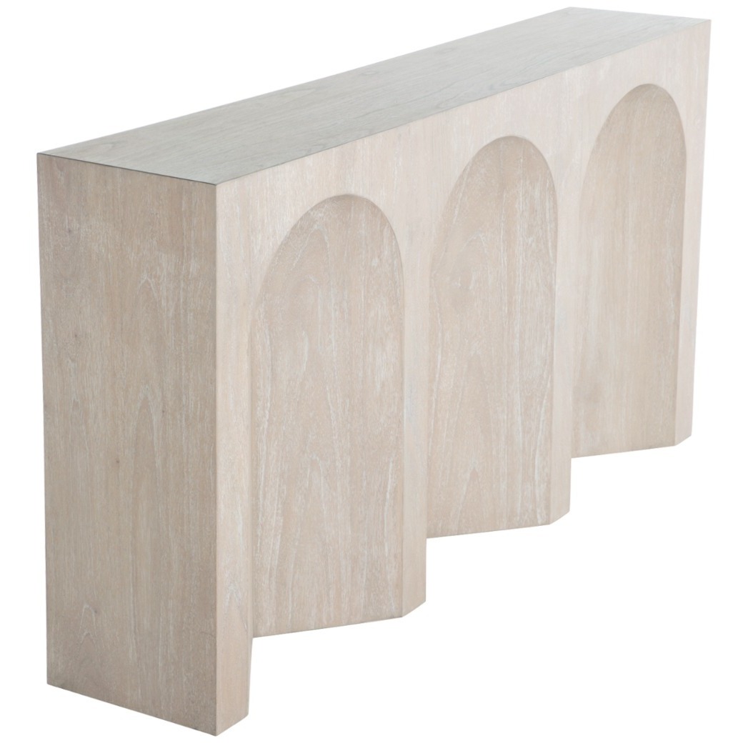 Arlee 60 X 12 inch Cerused Light Natural Console Table