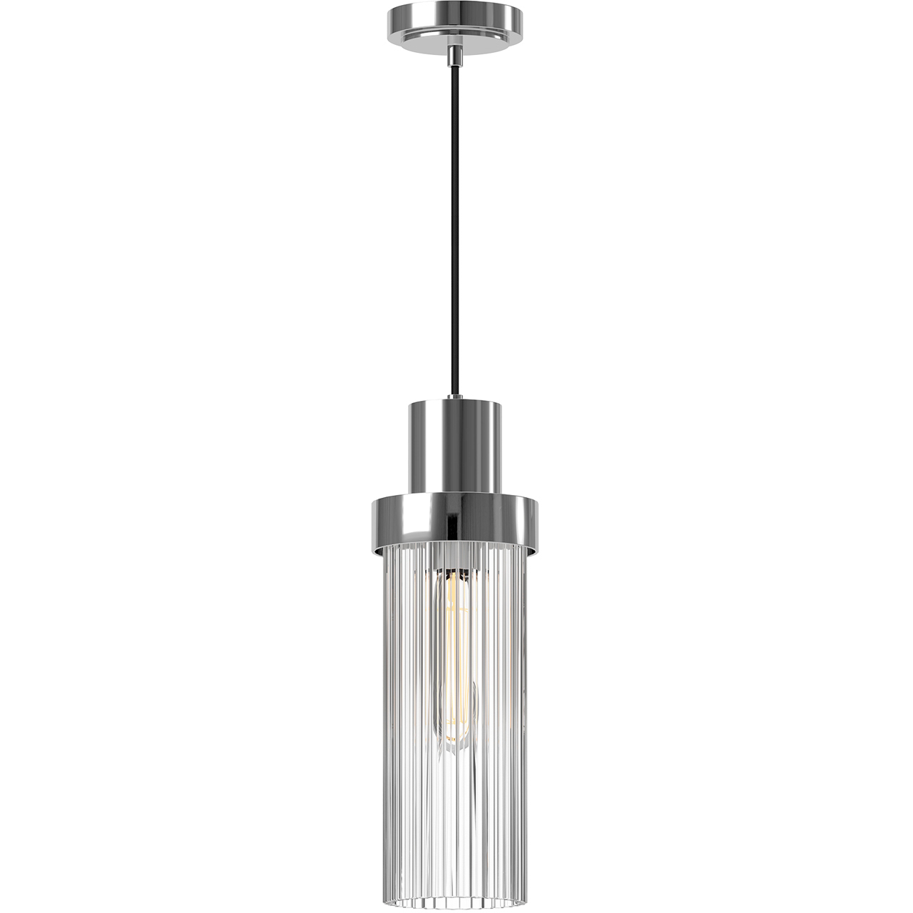Alora Mood Kent 1 Light 5 inch Chrome Pendant Ceiling Light