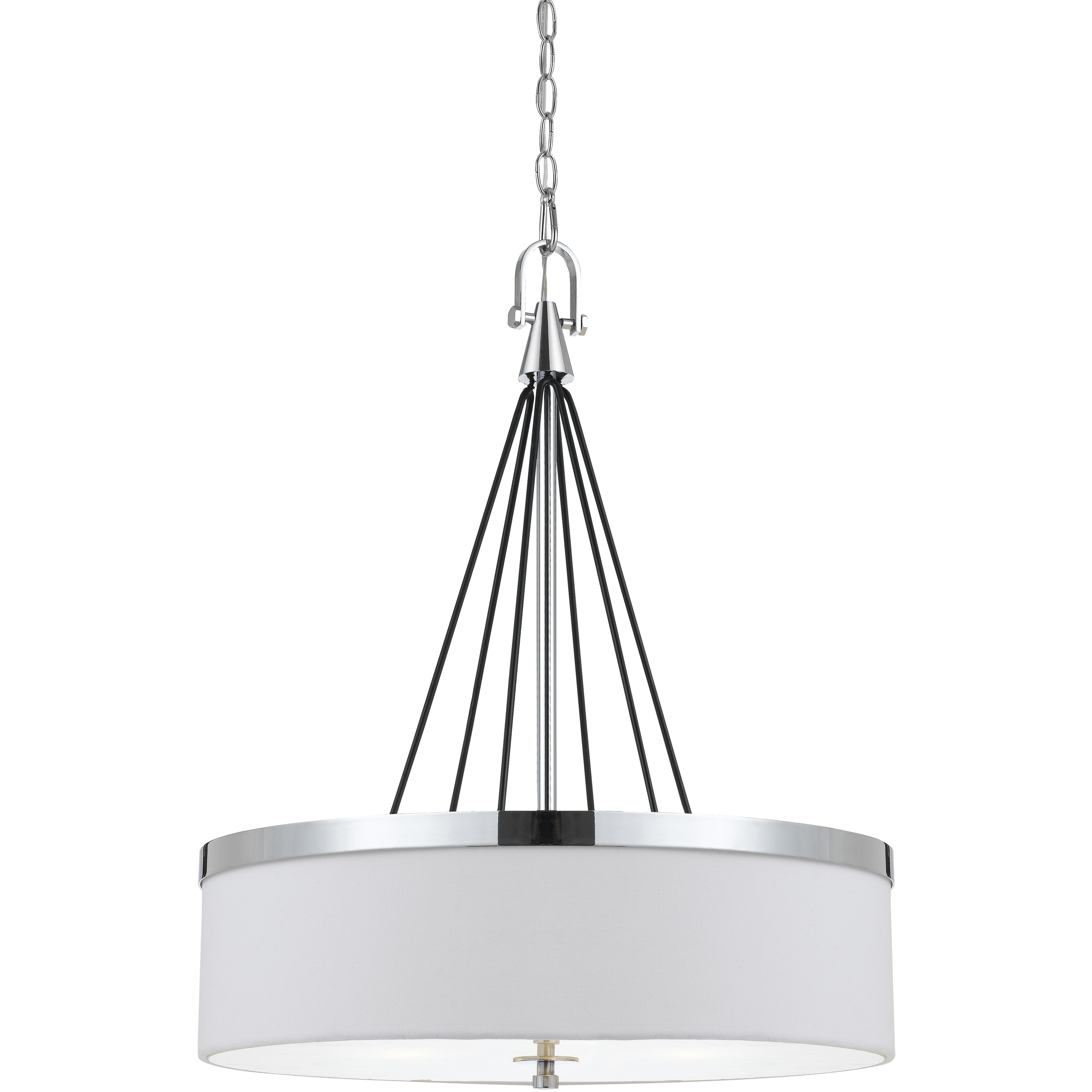Rimini 3 Light 21 inch Chrome Chandelier Ceiling Light