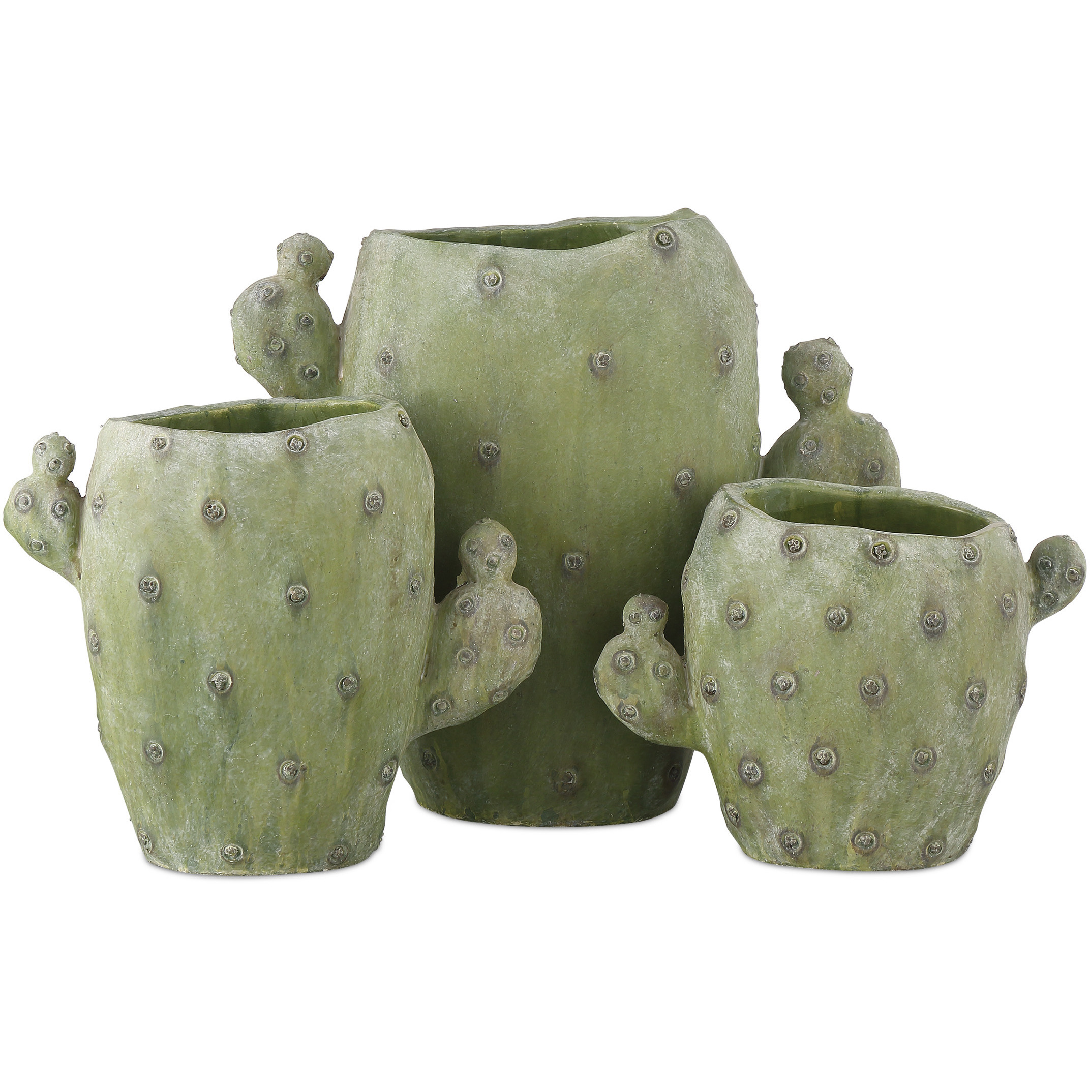 Cactus 8.25 X 6 inch Vase, Set of 3