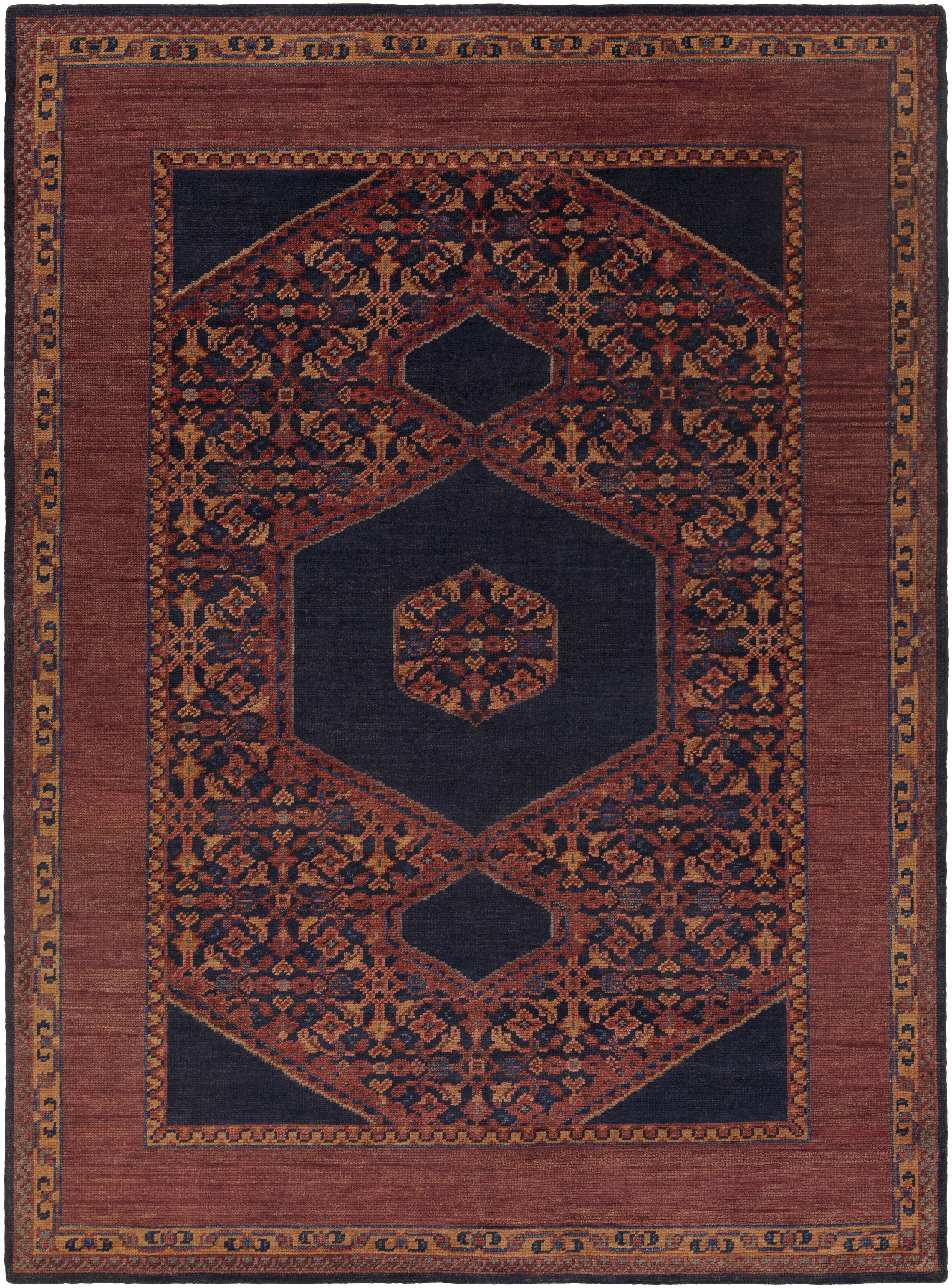 Haven 132 X 96 inch Magenta Rug in 8 x 11, Rectangle