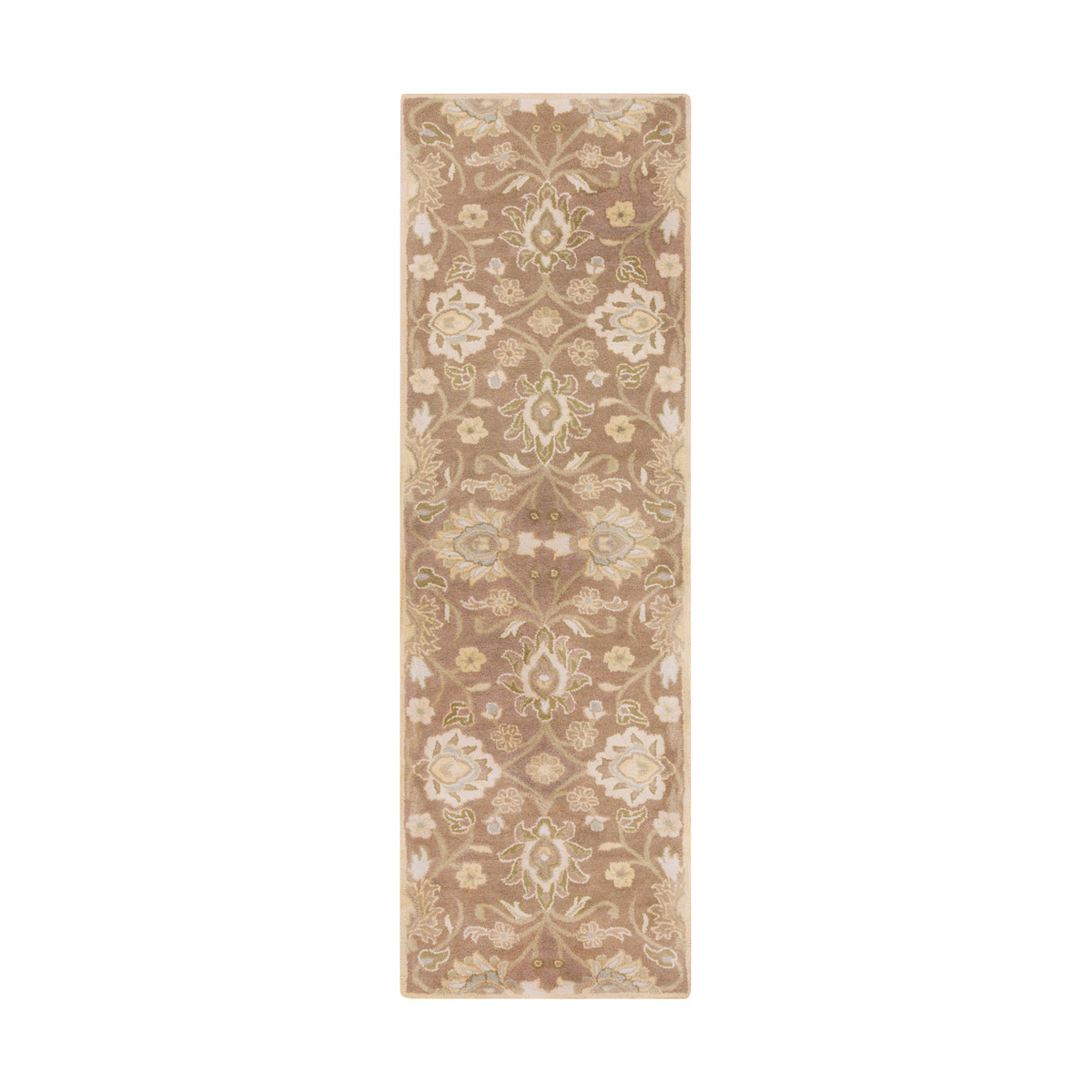 Caesar 96 X 30 inch Cream/Camel/Ivory/Moss/Taupe/Dark Green/Sea Foam Rugs, Wool
