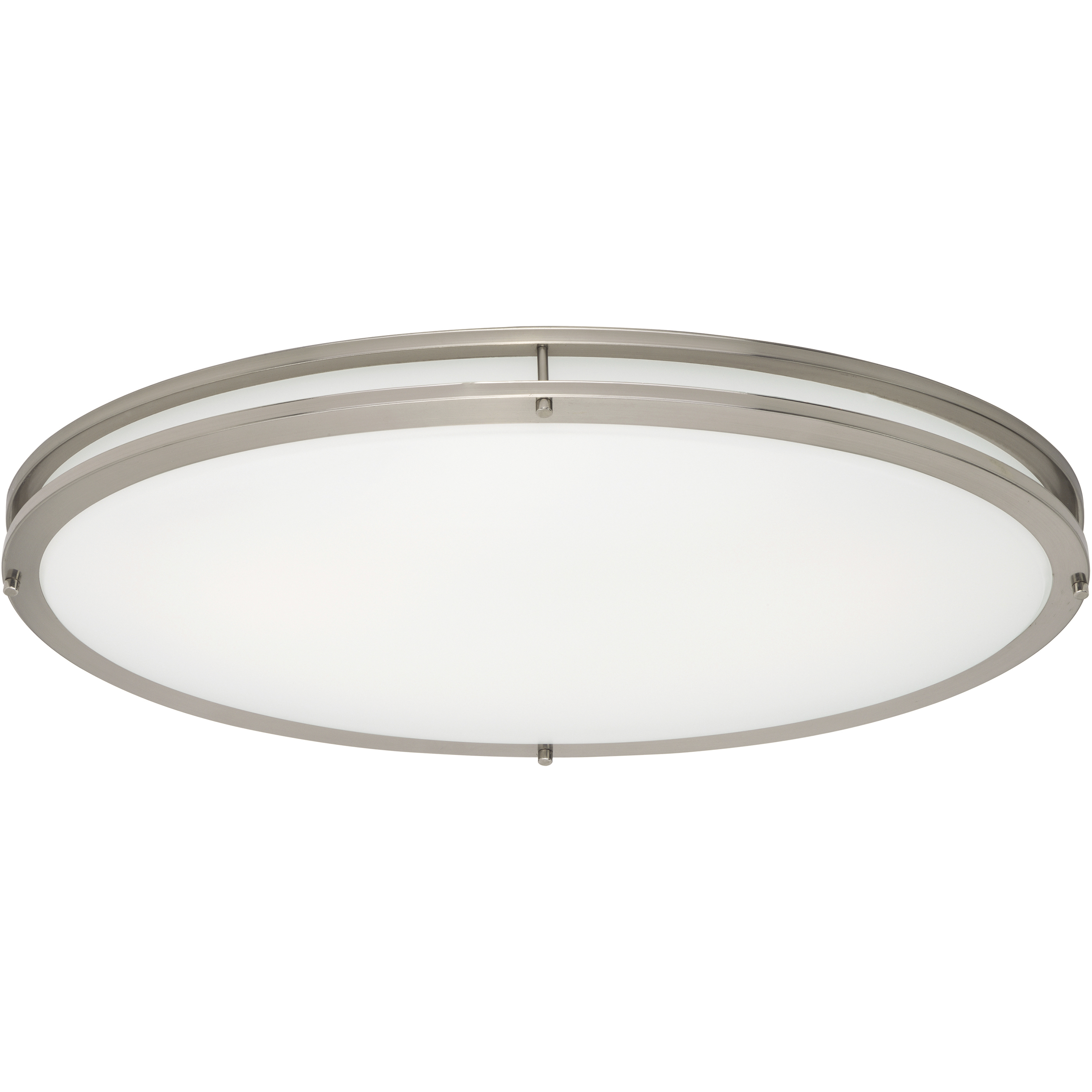 Linear LED 18 inch Satin Nickel Flush Mount Ceiling Light