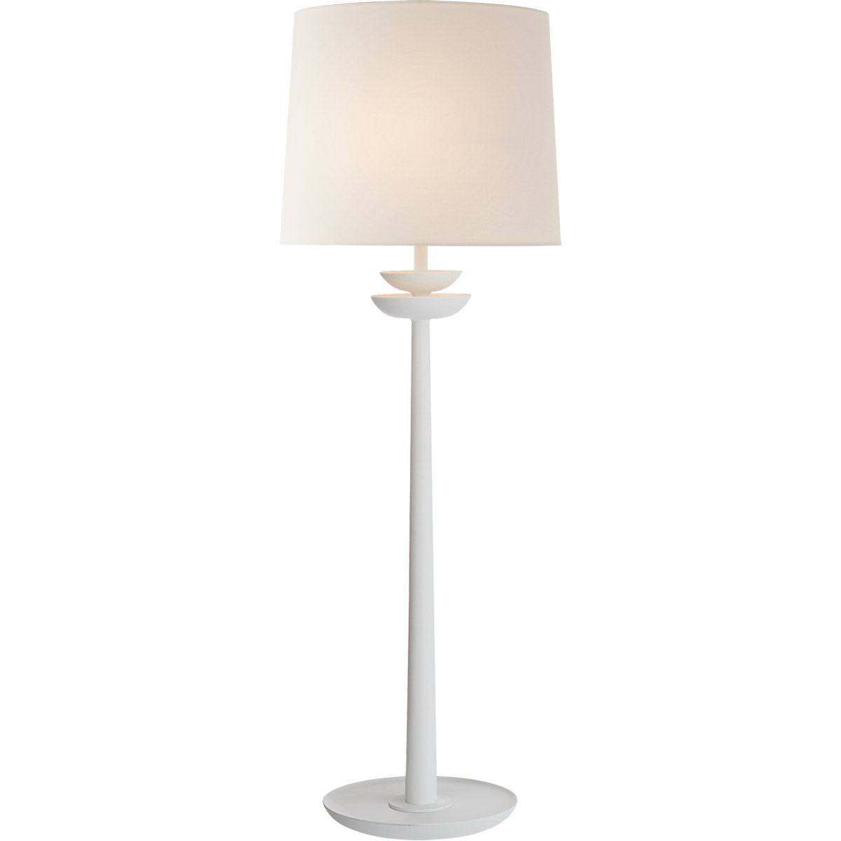 AERIN Beaumont 30 inch 60 watt Matte White Buffet Lamp Portable Light, Medium