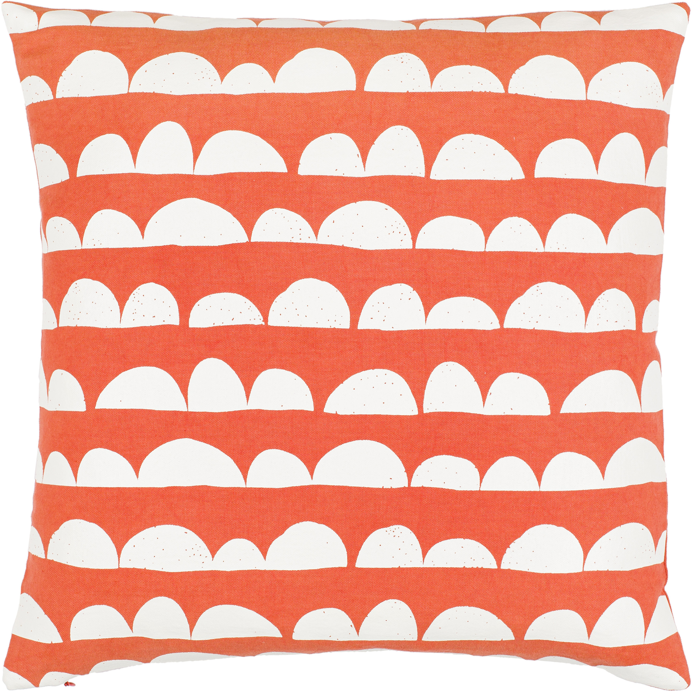 Lachen 18 inch Burnt Orange Pillow Kit in 18 x 18, Square