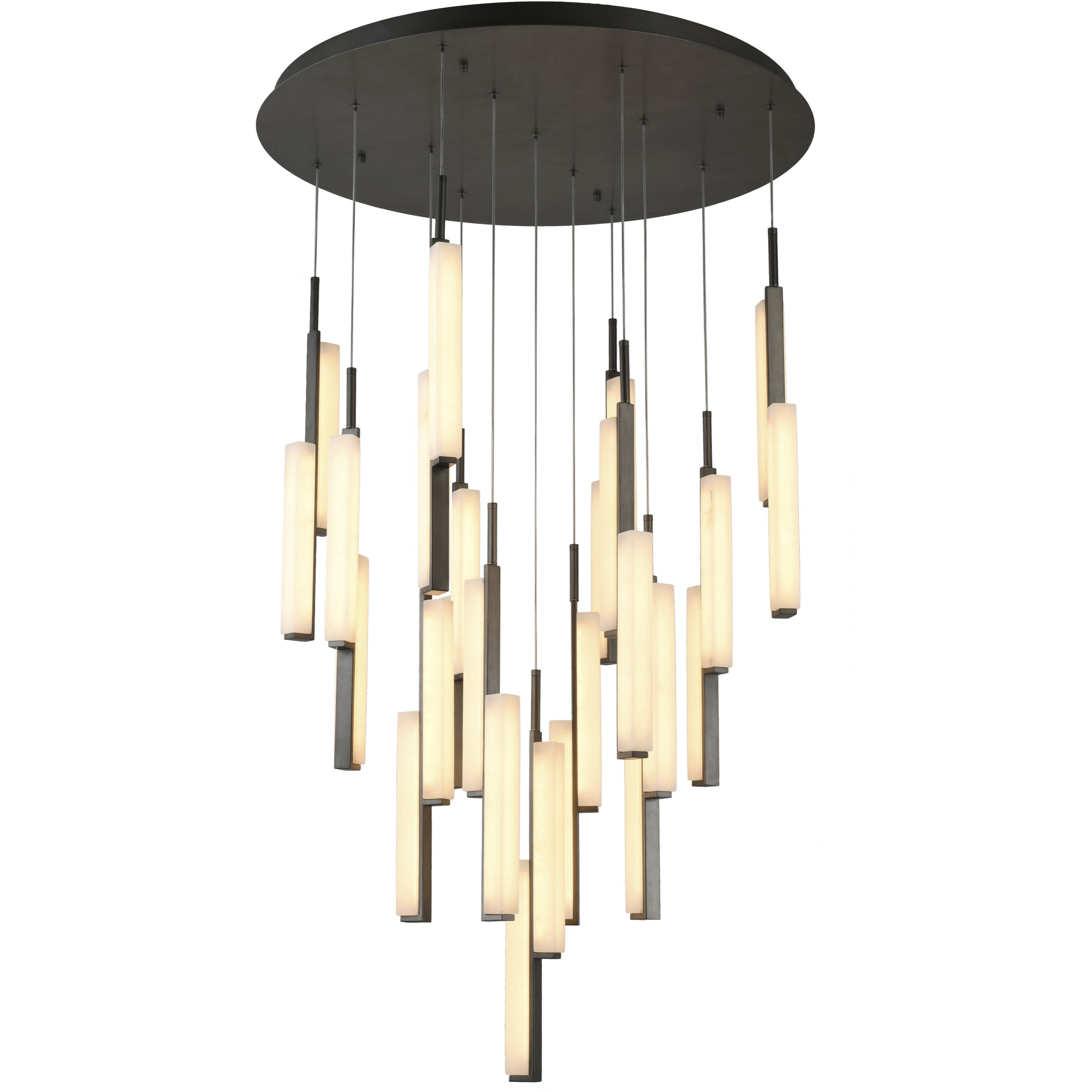 Lumina LED 39.4 inch Forged Bronze Pendant Ceiling Light