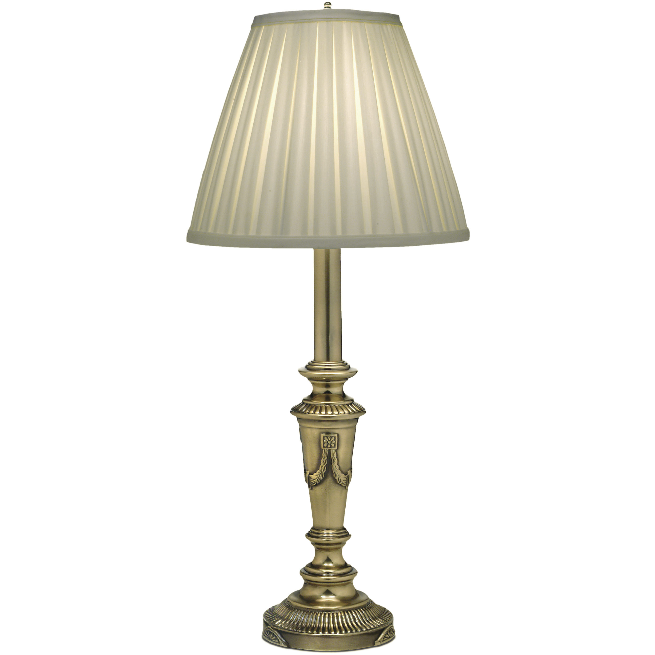 Ellie 28 inch 150 watt Burnished Brass Buffet Lamp Portable Light