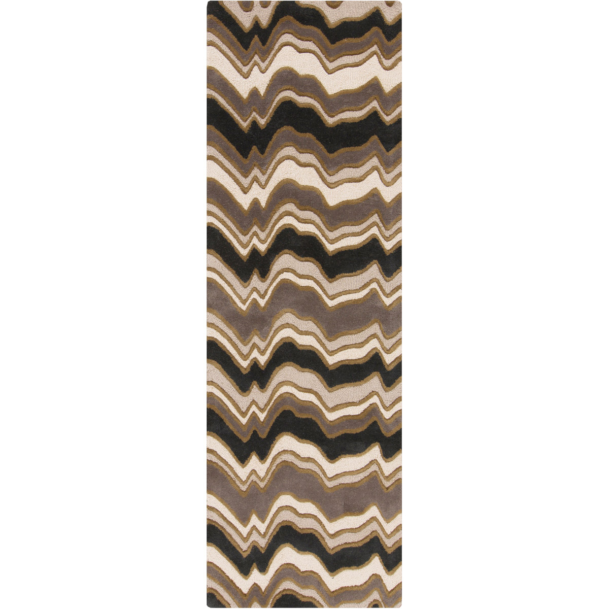 Modern Classics 156 X 108 inch Navy, Cream, Camel, Taupe, Charcoal Rug