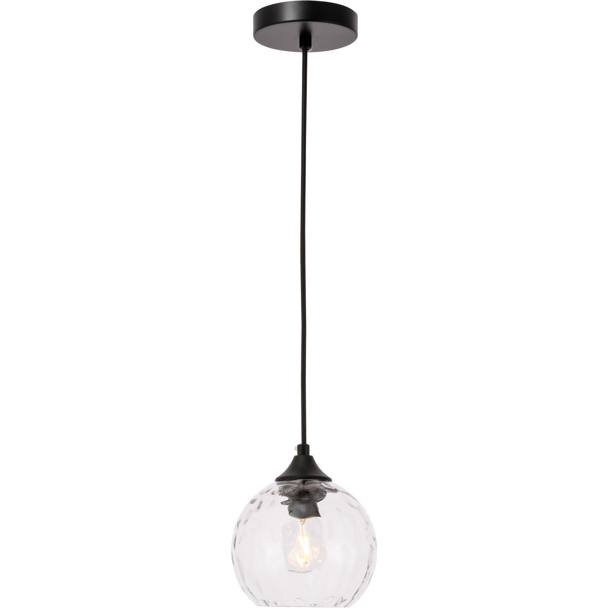 Womelsdorf 1 Light 5.9 inch Black Pendant Ceiling Light