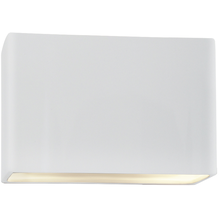 Ambiance Collection LED 6 inch Gloss White/Gloss White Outdoor Wall Sconce