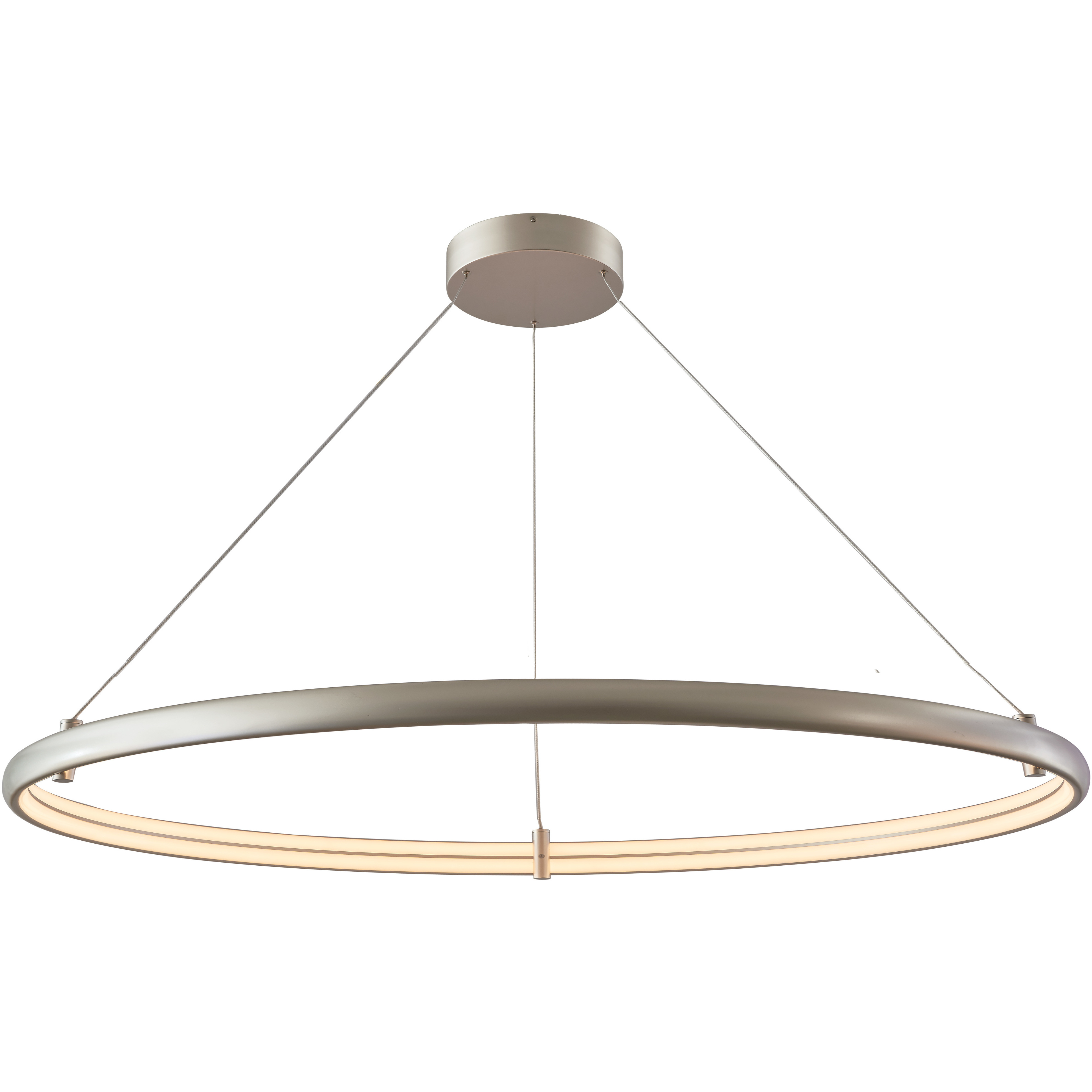 Sling LED 48 inch Titanium Silver Pendant Ceiling Light