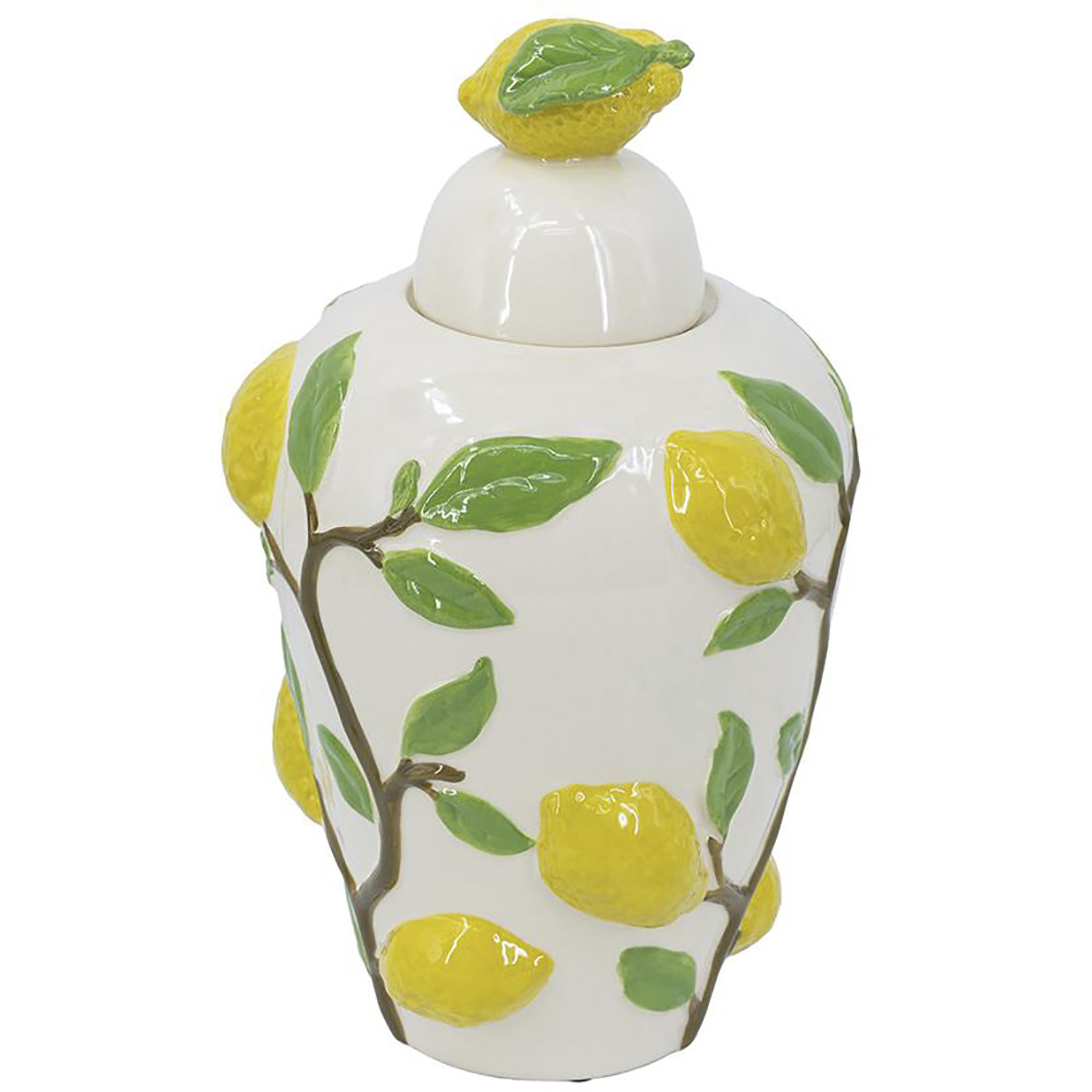 Lidded 14.8 X 8.7 inch Jar
