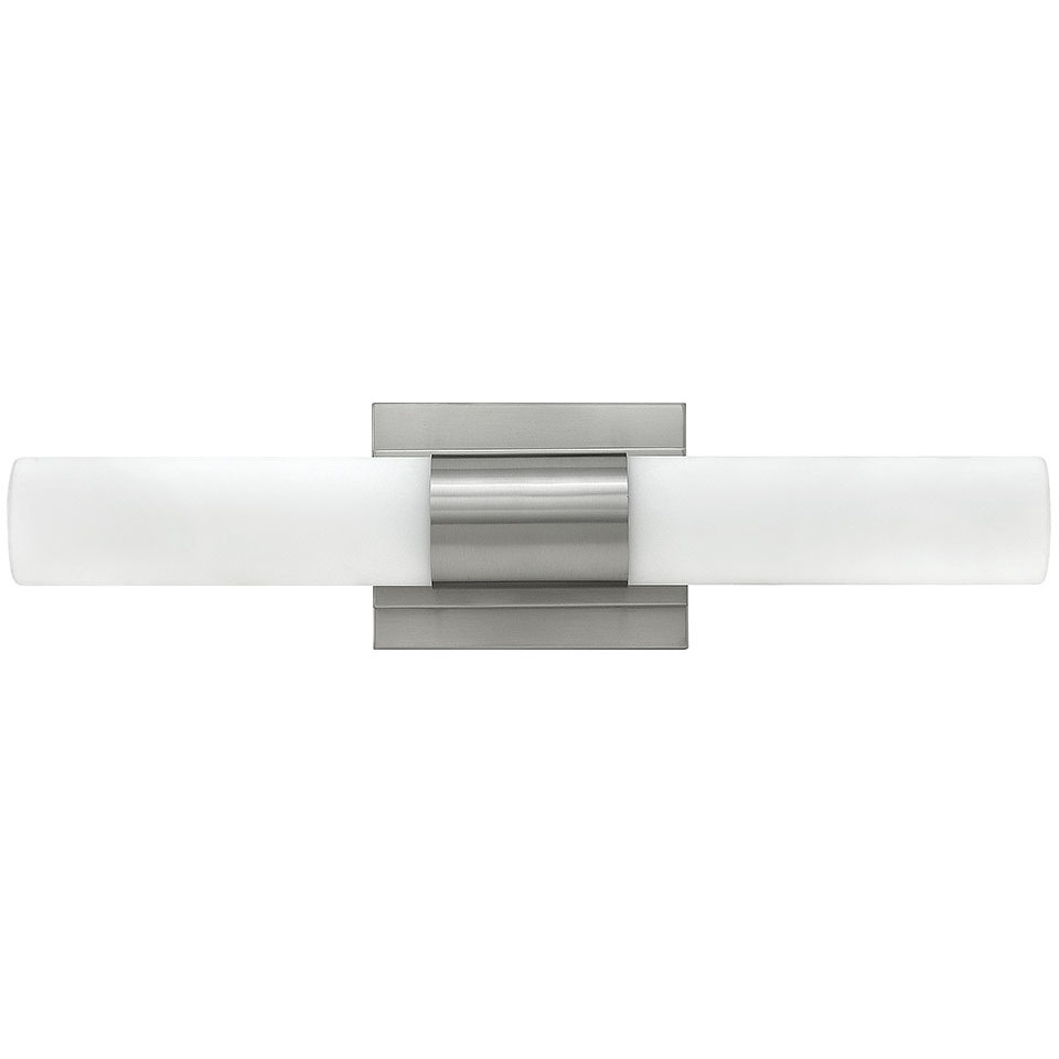 Portia LED 19 inch Brushed Nickel Vanity Light Wall Light, Vertical
