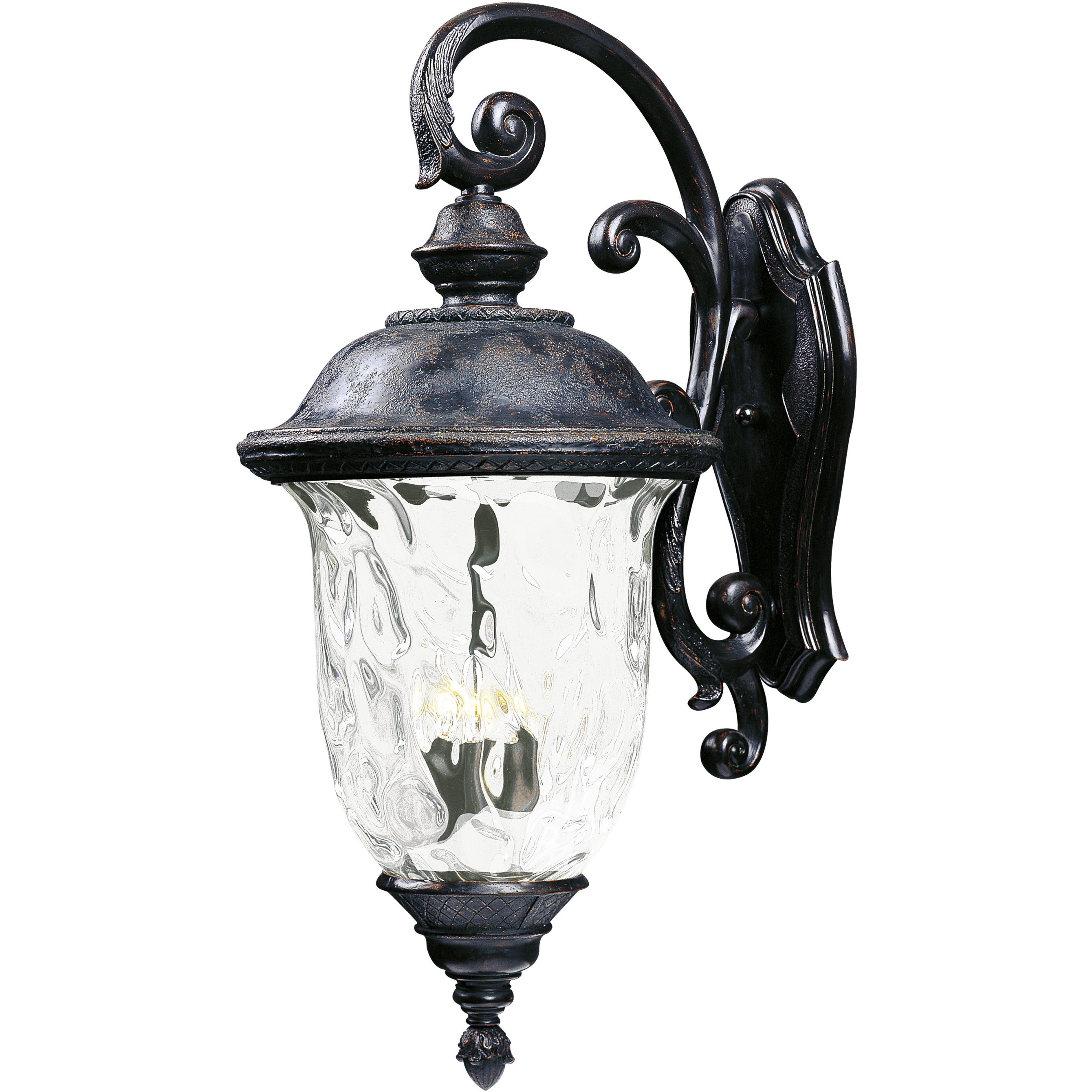 Carriage House VX 3 Light 31 inch Oriental Bronze Outdoor Wall Mount