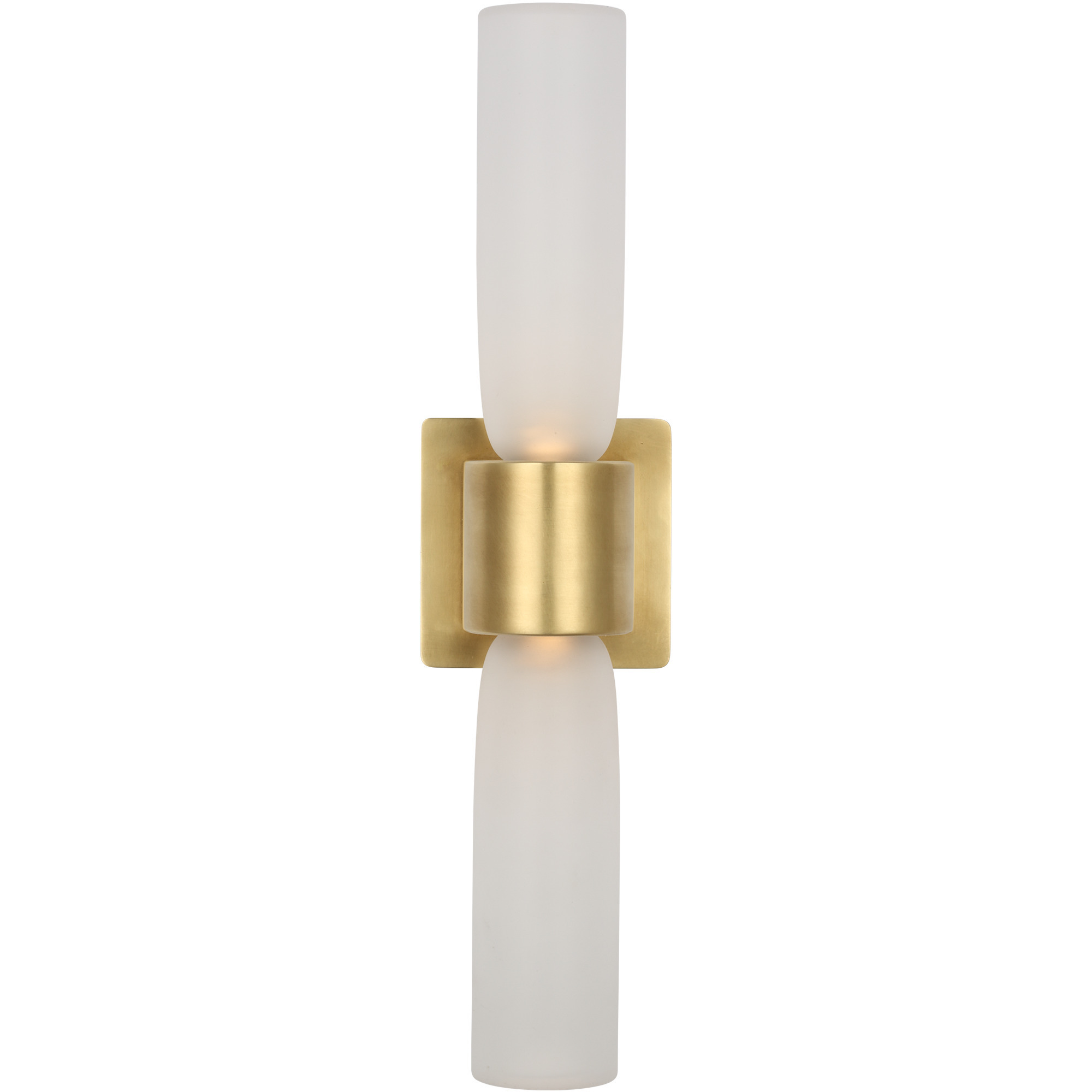 Kelly by Kelly Wearstler Volver 2 Light 3.7 inch Hand Rubbed Antique Brass ADA Sconce Wall Light
