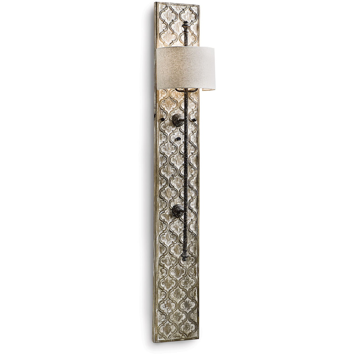 Carved Panel 2 Light 10 inch Distressed Painted Wall Sconce Wall Light