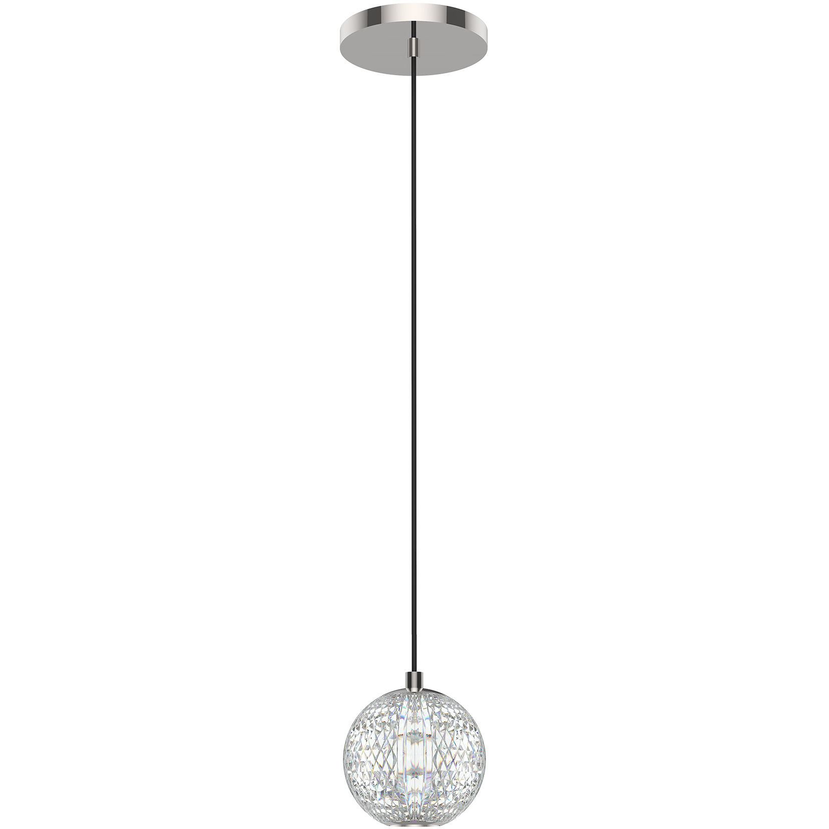 Marni LED 4.38 inch Polished Nickel Pendant Ceiling Light