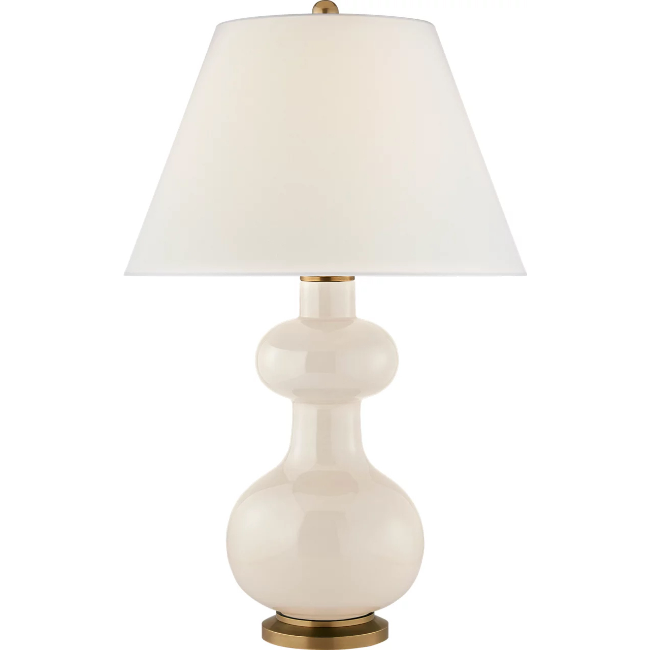Christopher Spitzmiller Chambers 29.25 inch 100 watt Ivory Table Lamp Portable Light in Linen, Medium