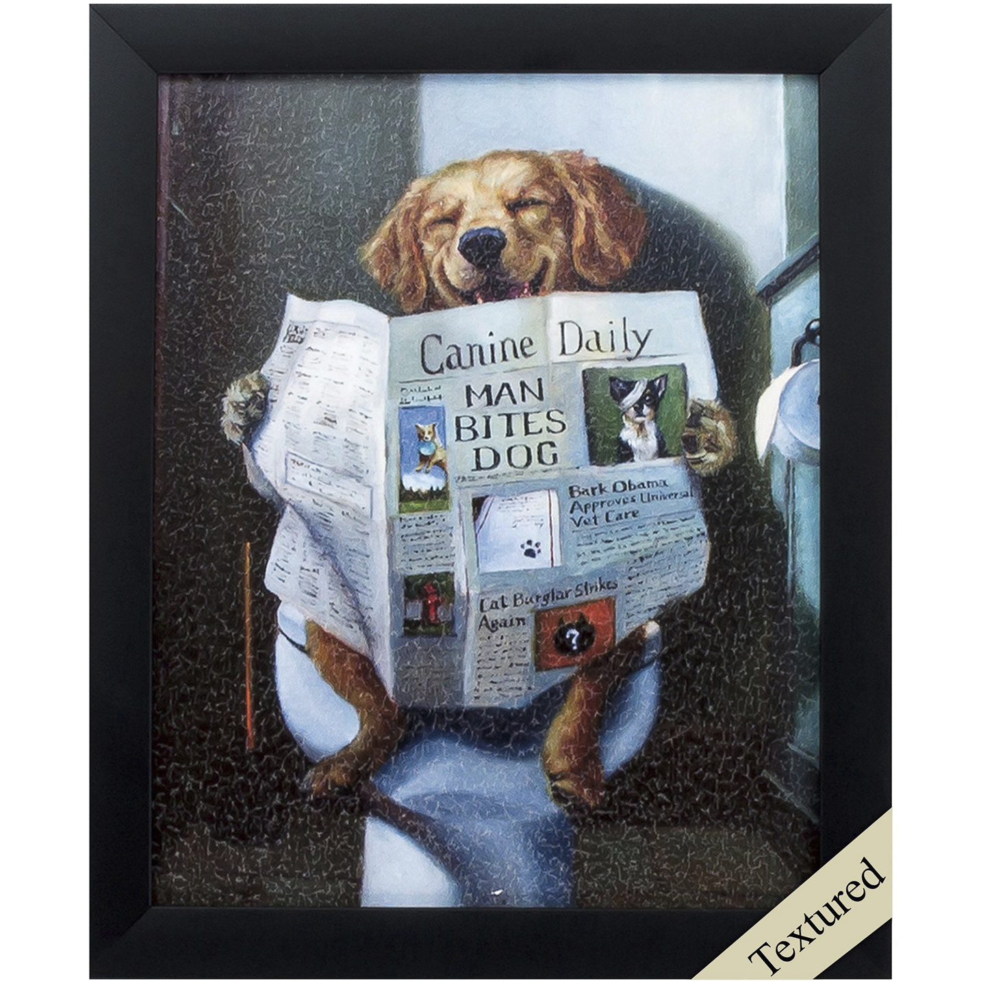 Animals 11 X 9 inch Non-Glass Framed Art, Propac