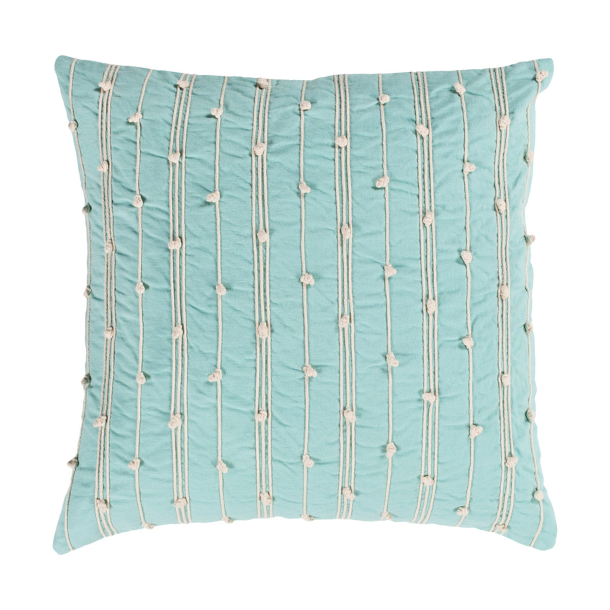 Accretion 22 X 22 inch Mint and Cream Pillow Kit