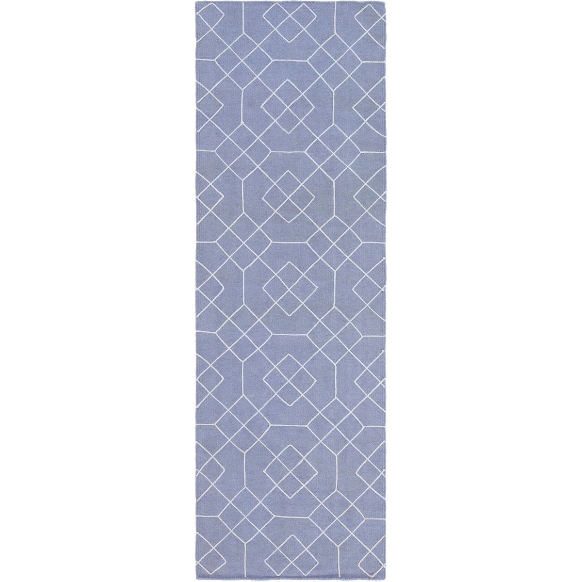 Seabrook 66 X 42 inch Dark Blue, Light Gray Rug