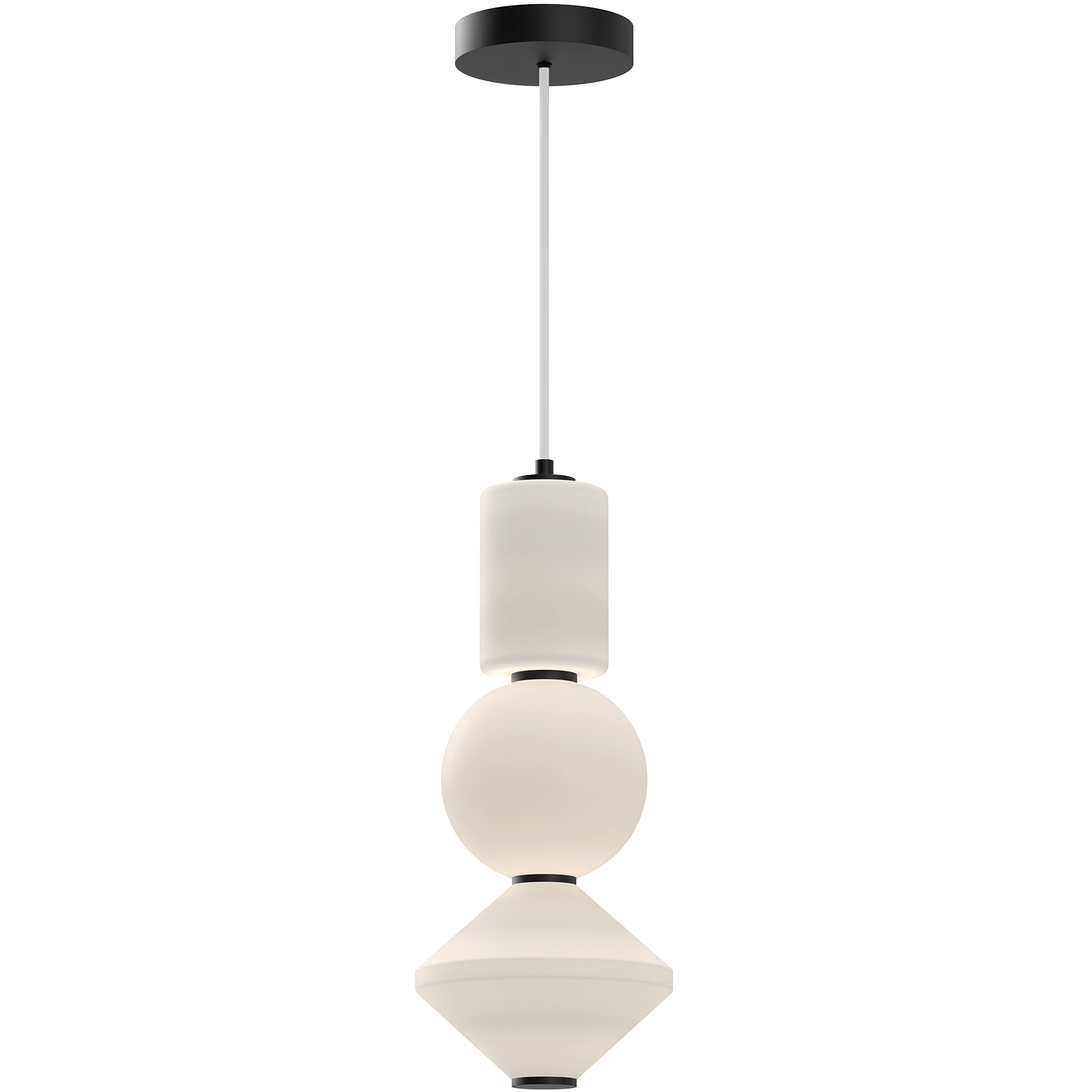Alora Mood Bijou LED 7.88 inch Matte Black Pendant Ceiling Light