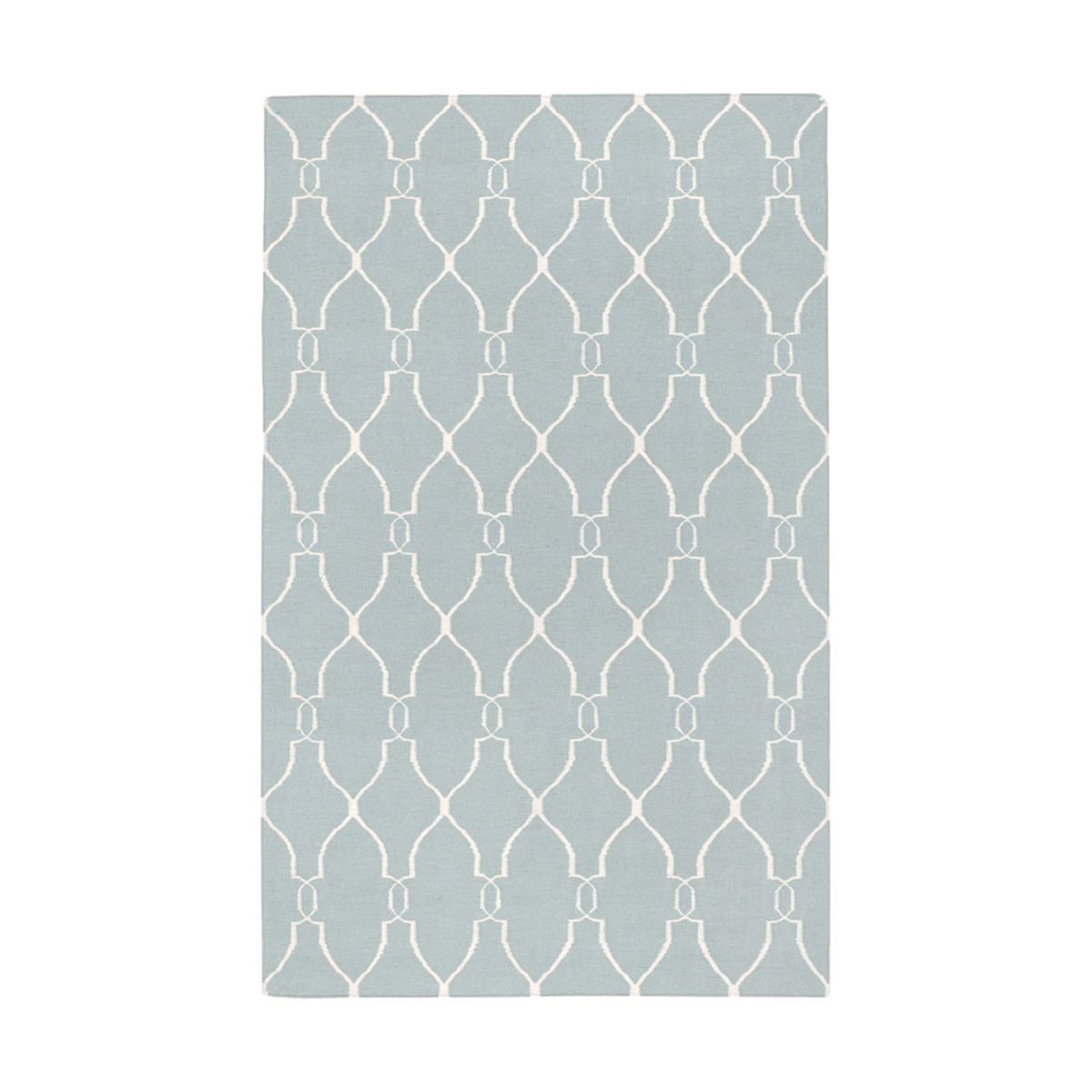 Fallon 96 X 60 inch Blue and Neutral Area Rug, Wool